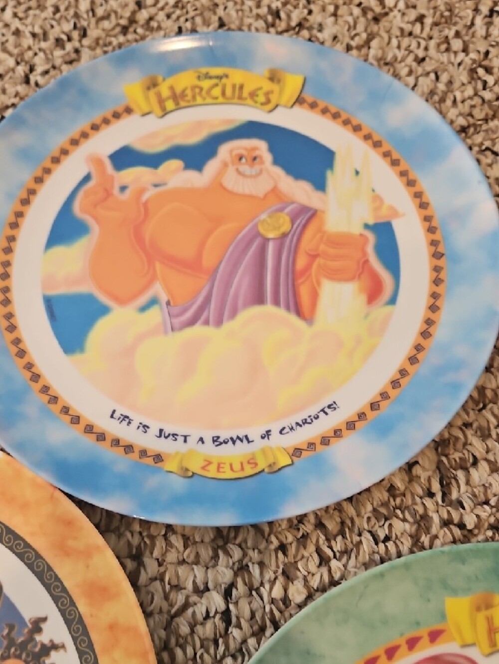 1997 Disney Decorative Hercules Character Plates –set of 5 - Picture 6 of 6